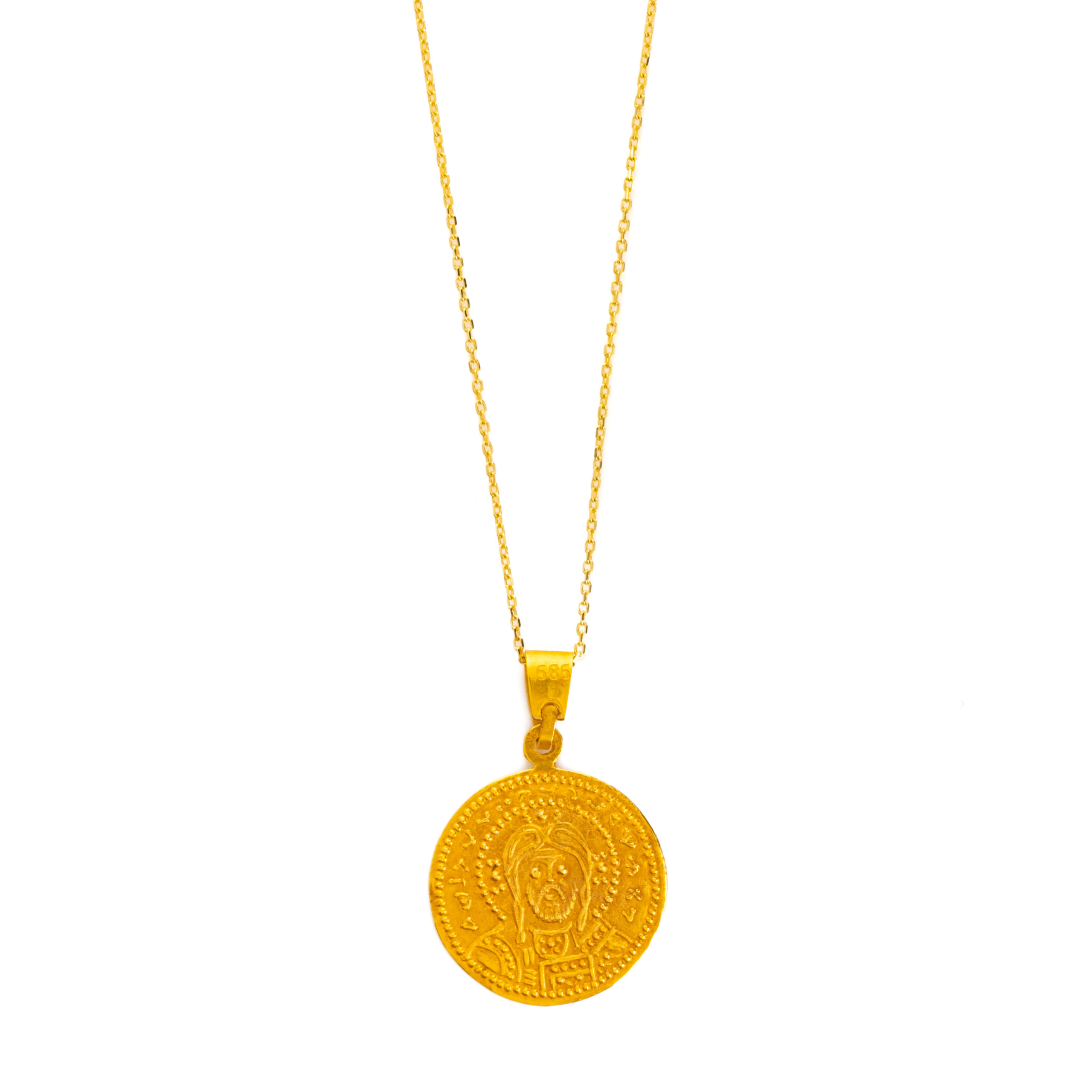 Χρυσό Μενταγιόν Κωνσταντινάτο (1,5cm)