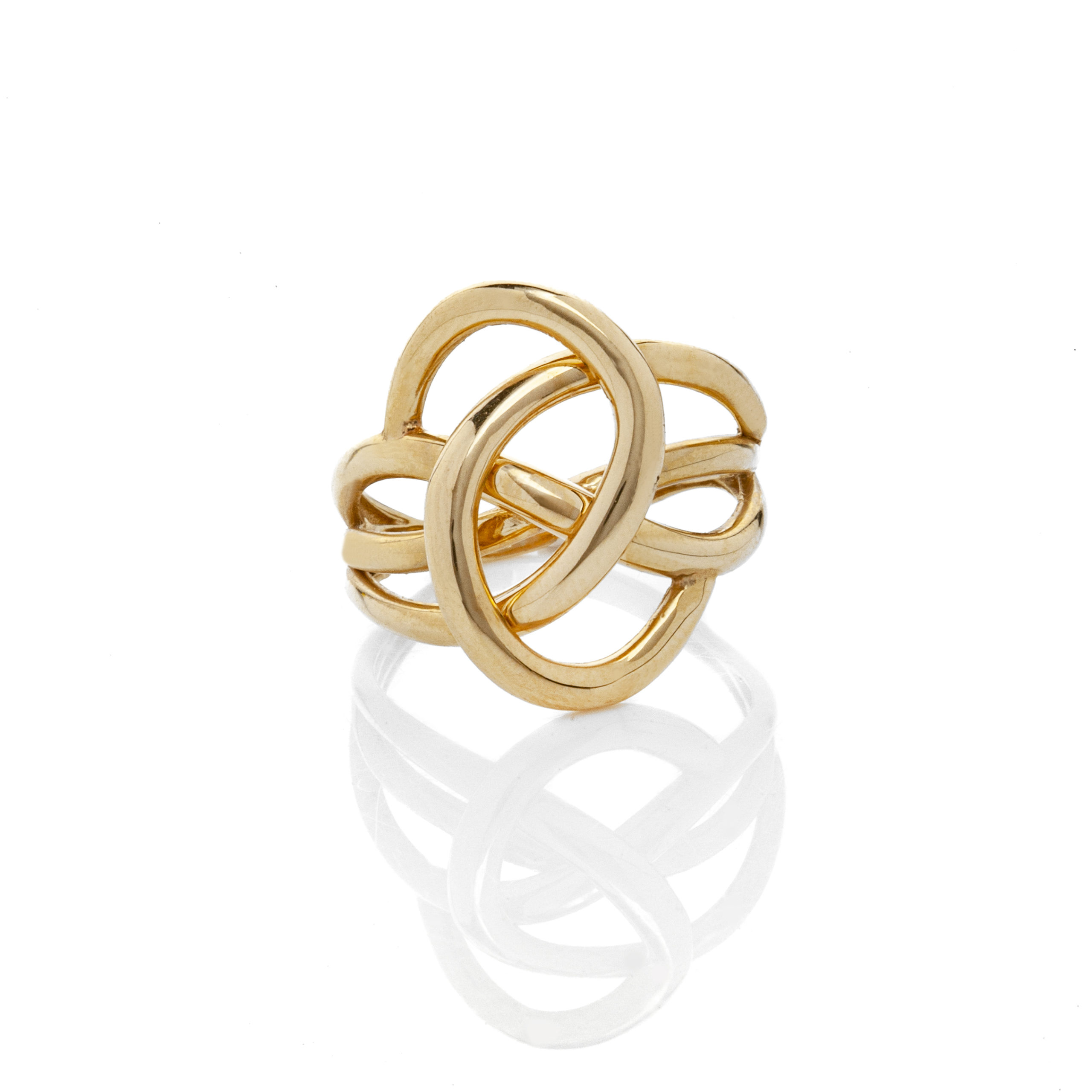 Gold Knitted Ring